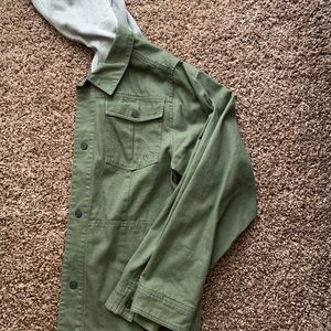 Boys Sean White Military jacket